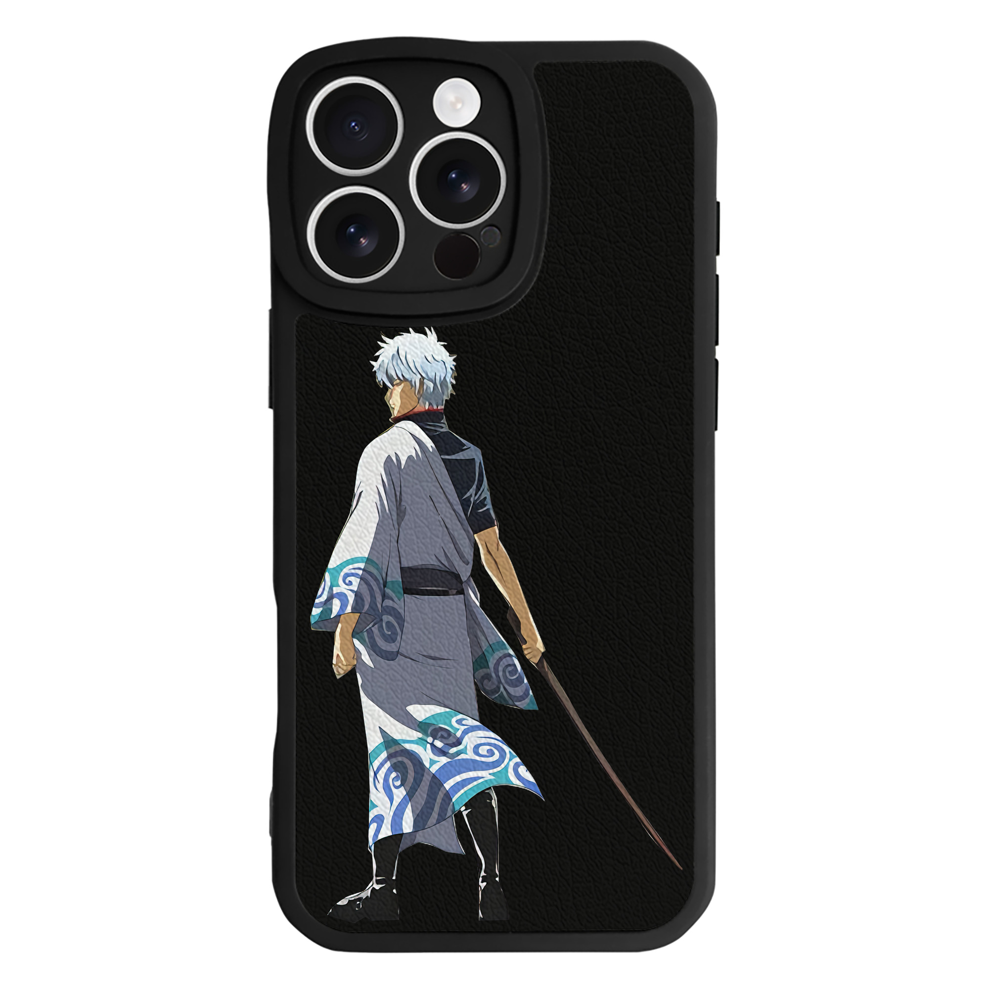 （画像用） ぎんたま 坂田銀時（さかたぎんとき） 神楽 志村新八（しむら しんぱち） GINTAMA Sakata Gintoki Kagura Shimura Shinpachi 【iPhone 16シリーズ対応】シリコンスマホケース（レザー調） 材質：シリコン